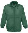 32000 Unisex Surf Windbreaker Jacket Forest Green colour image
